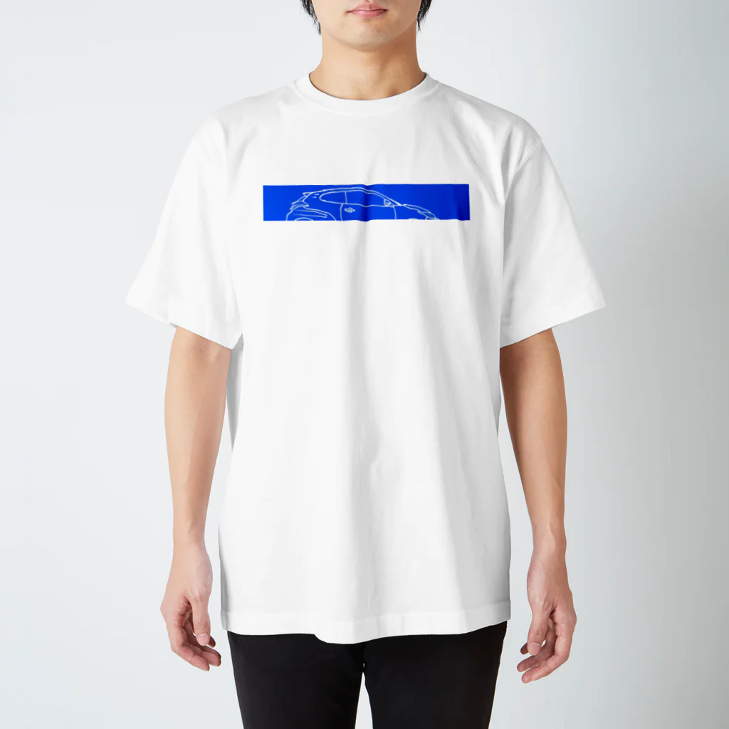 北九州のダム好きの白玉(ブルー) スタンダードTシャツ