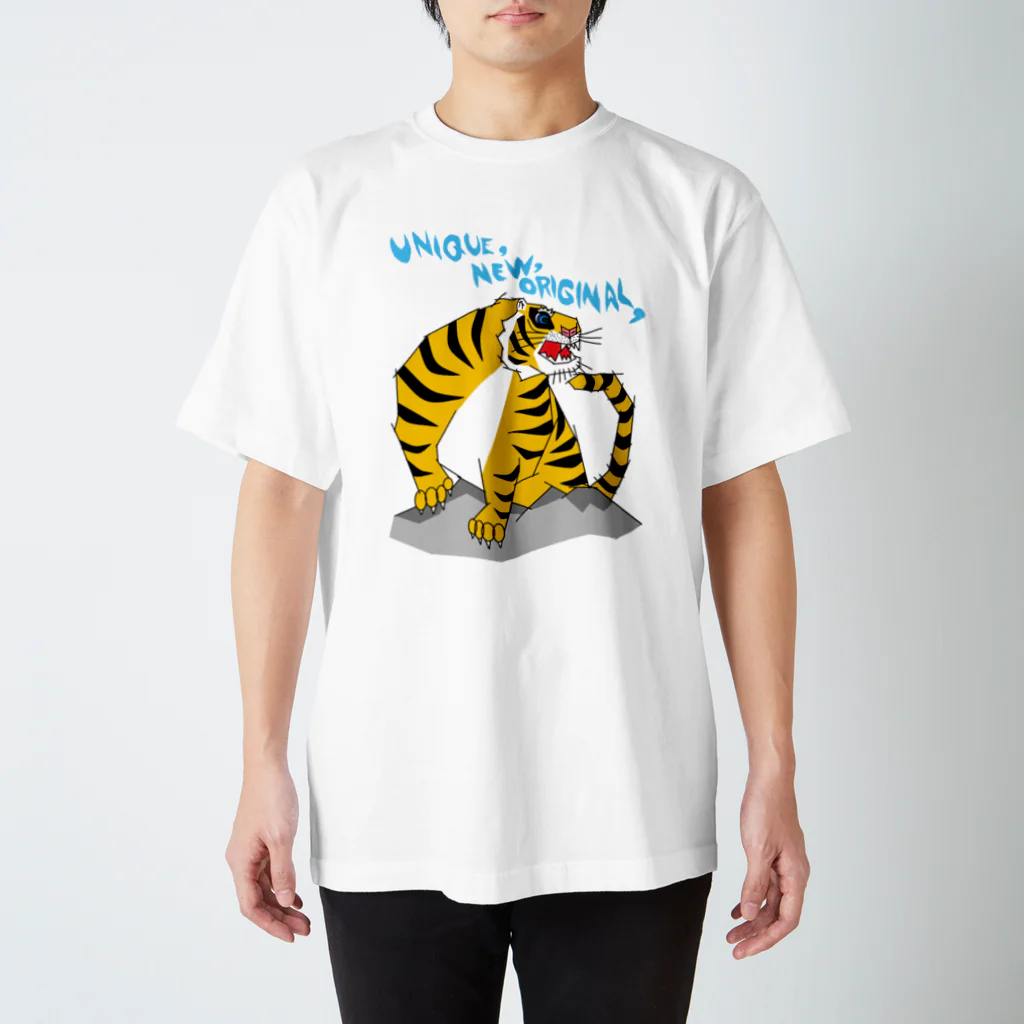 Q2 designの虎トラTORA  スタンダードTシャツ