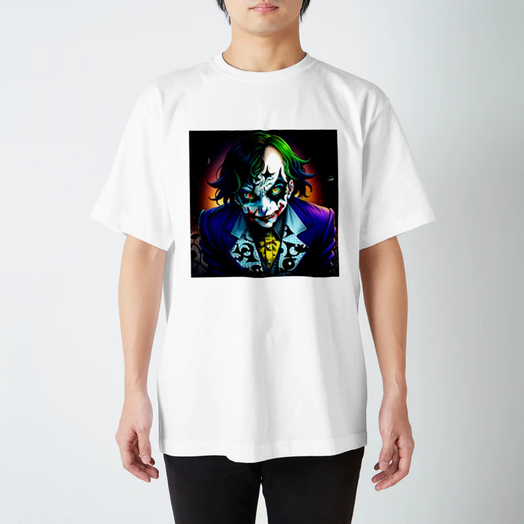 hitorinishiteのジョーカー風Tシャツ Regular Fit T-Shirt