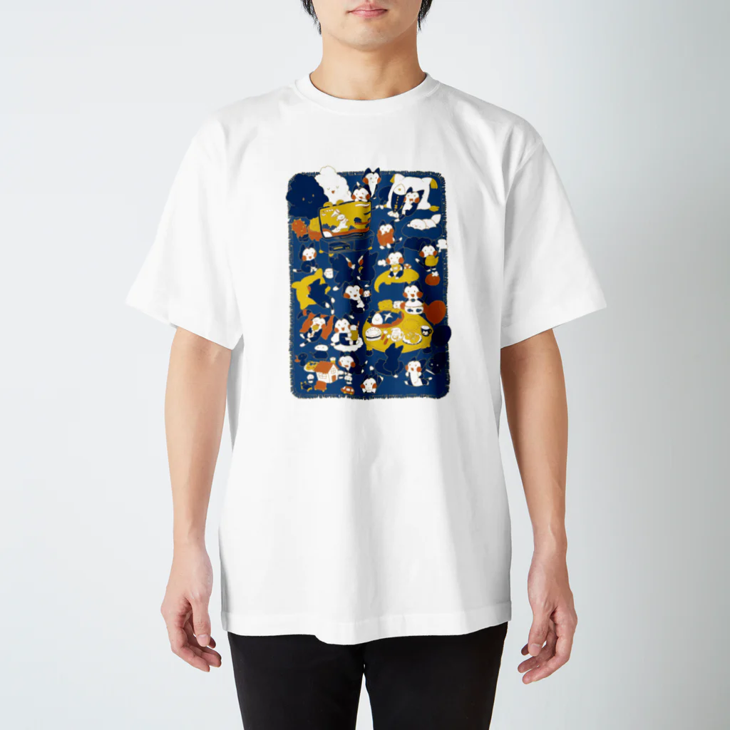 yozoraの集まれ！こんたろう スタンダードTシャツ