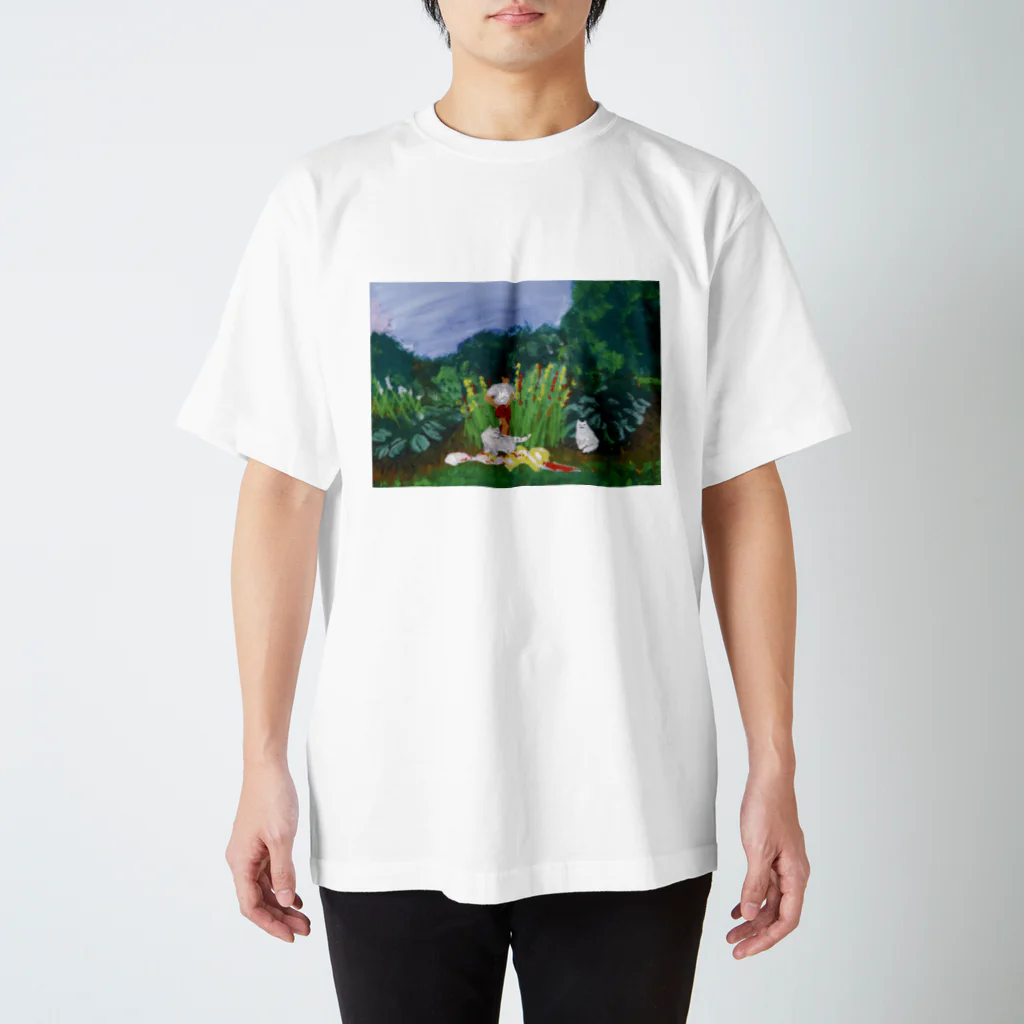 YOSHInekoの子供の景色 スタンダードTシャツ