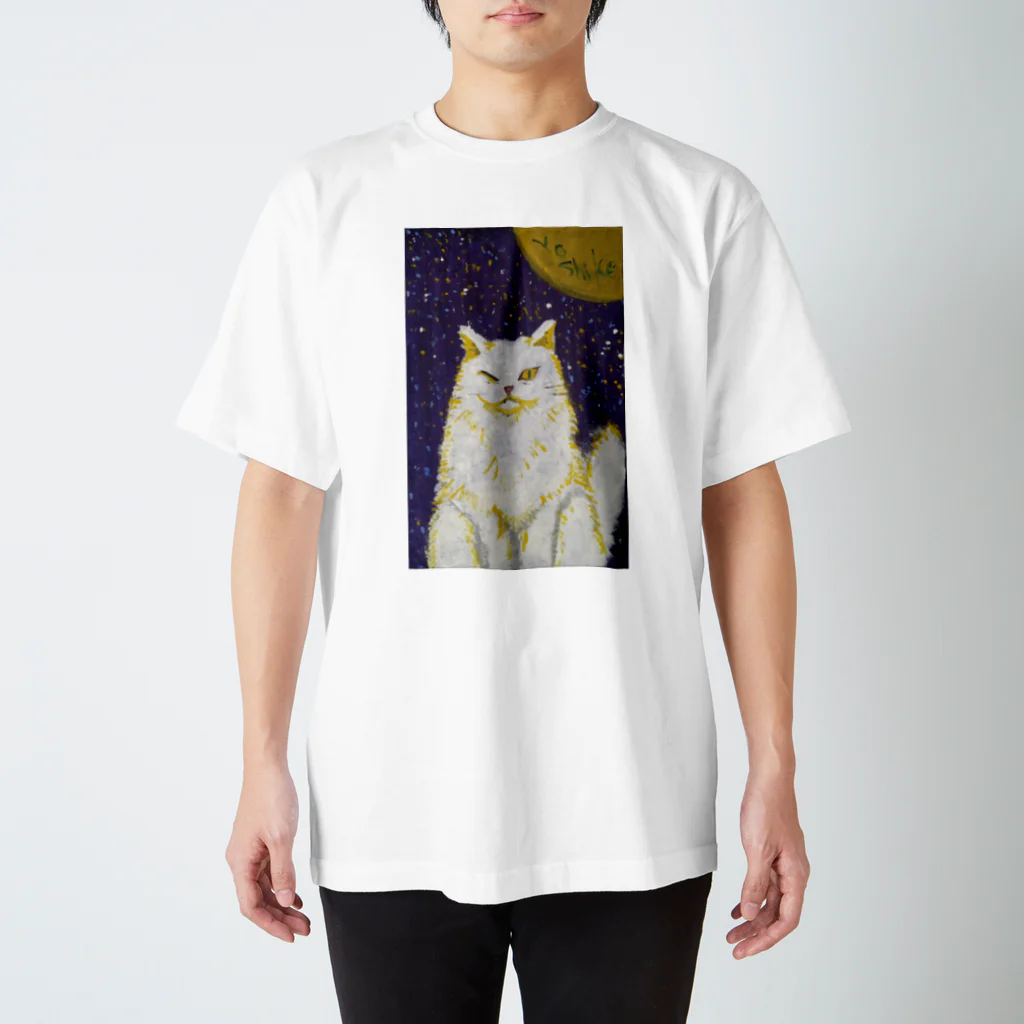 YOSHInekoの片目のシロ Regular Fit T-Shirt