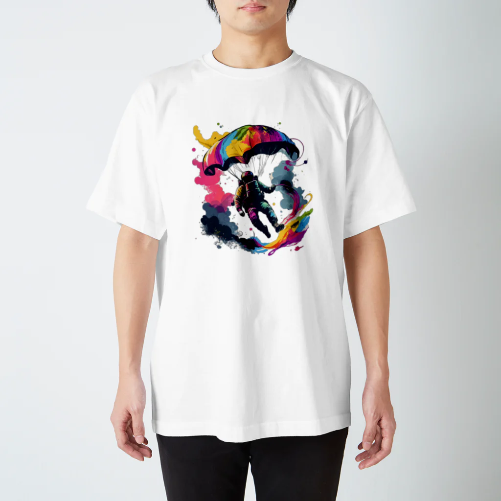 MiraCode　(by AI design)のastronaut スタンダードTシャツ