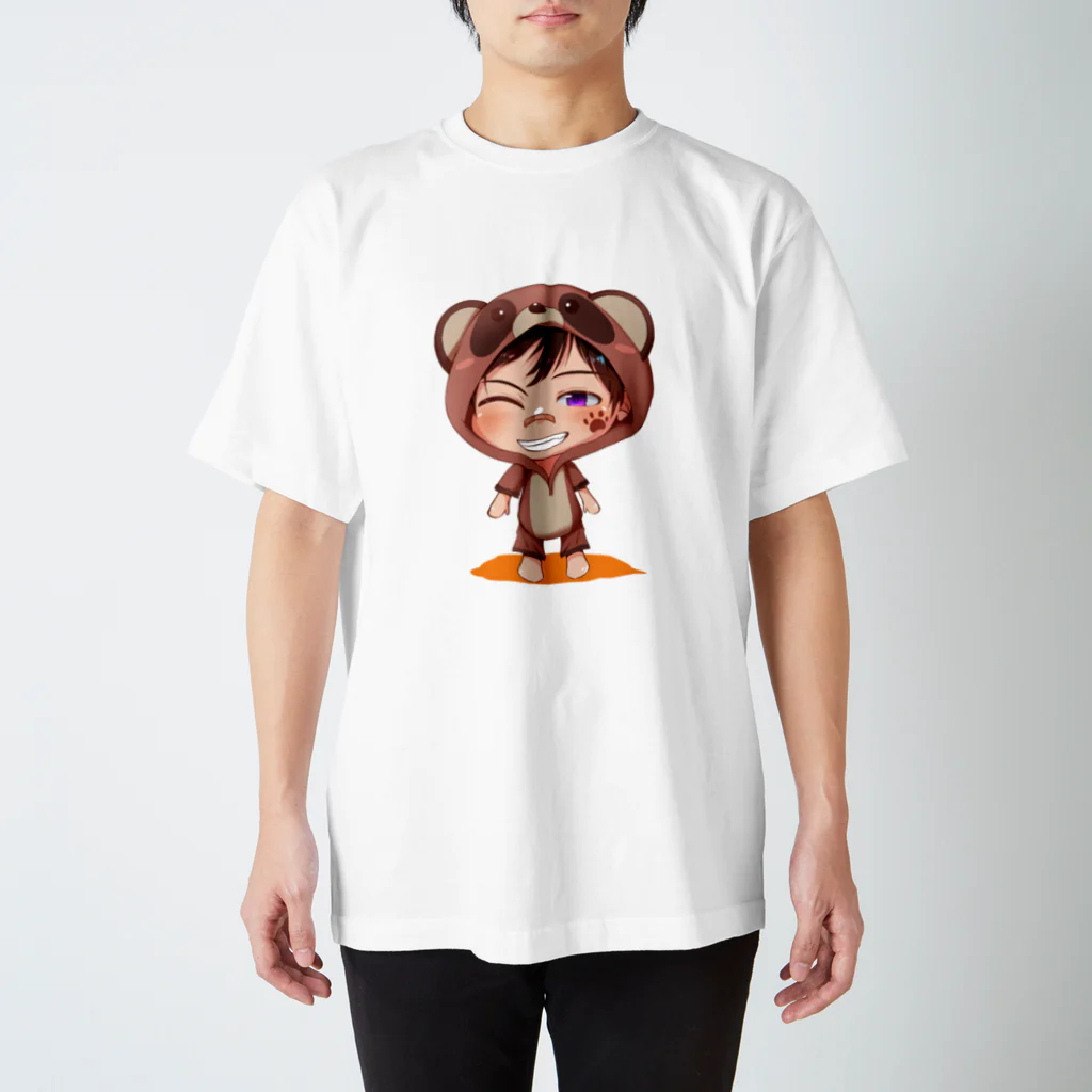 須戸コウ【腐男子ゲイvtuber】の須戸コウ_着ぐるみミニキャラVer スタンダードTシャツ