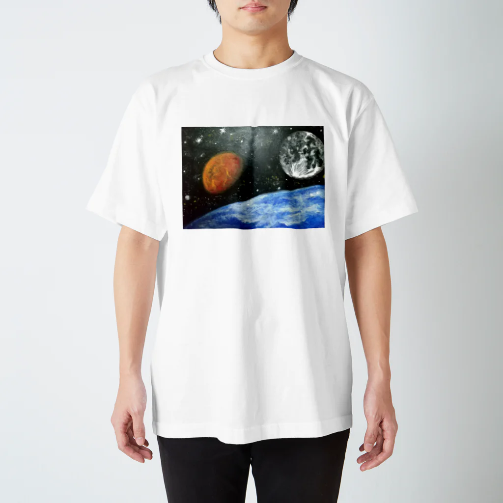 かなめ屋のわんこ団長の宇宙その壱 Regular Fit T-Shirt