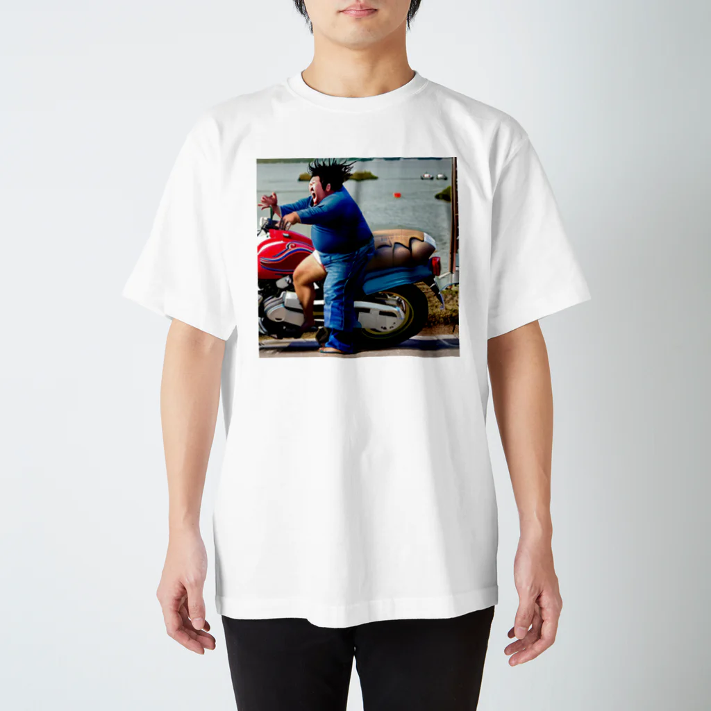 poko_chinのスモウライダー06 Regular Fit T-Shirt