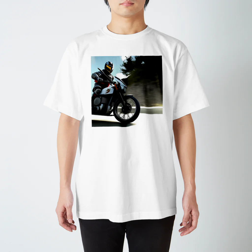 BLUE SHOPのHERO BIKE スタンダードTシャツ