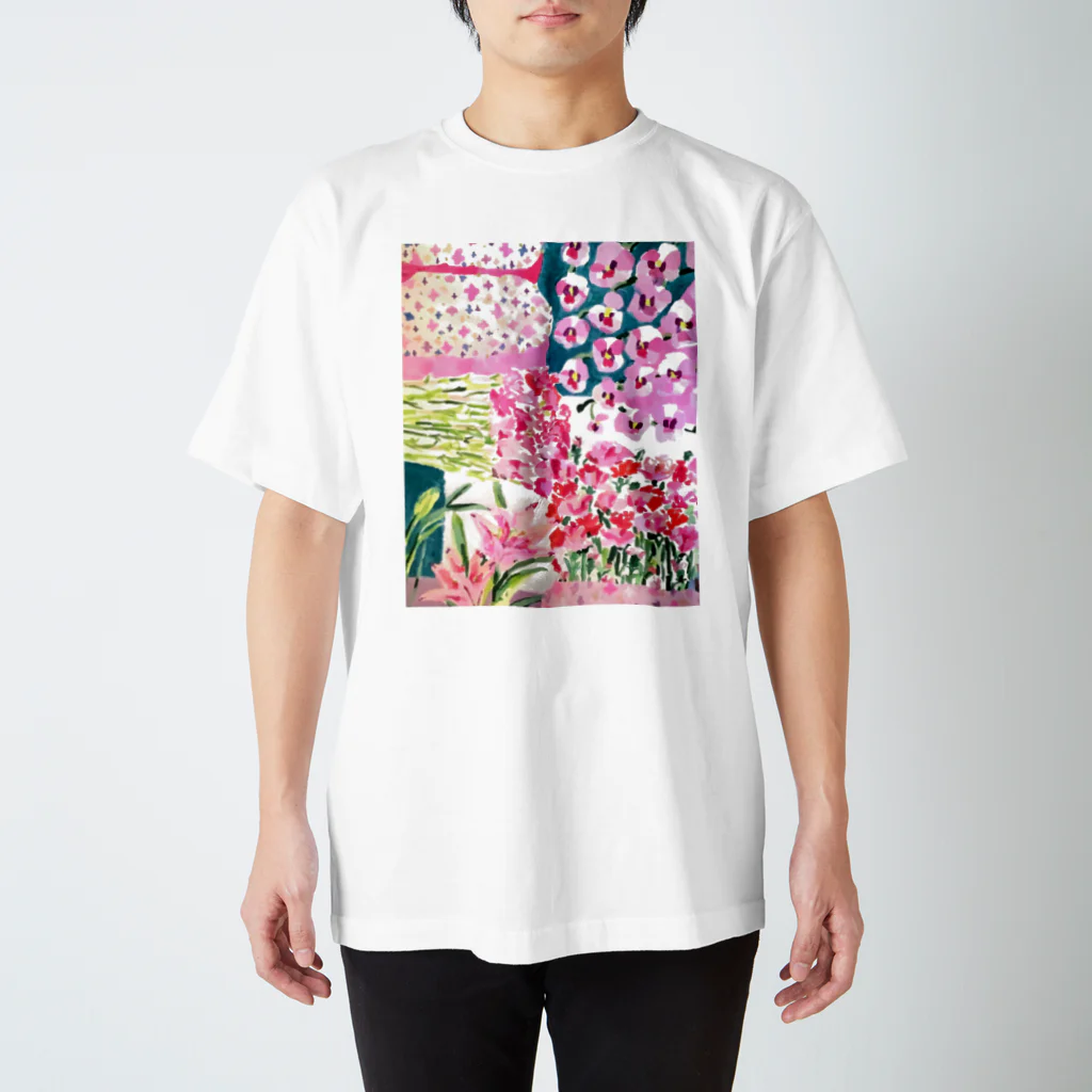 yuko maegawaの花づくし スタンダードTシャツ