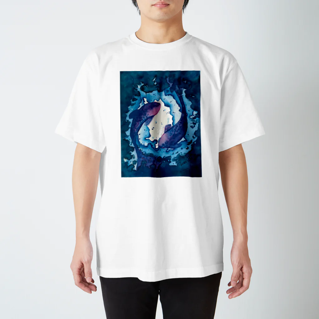 attaのHalak a víz alatt 水中の魚達 スタンダードTシャツ