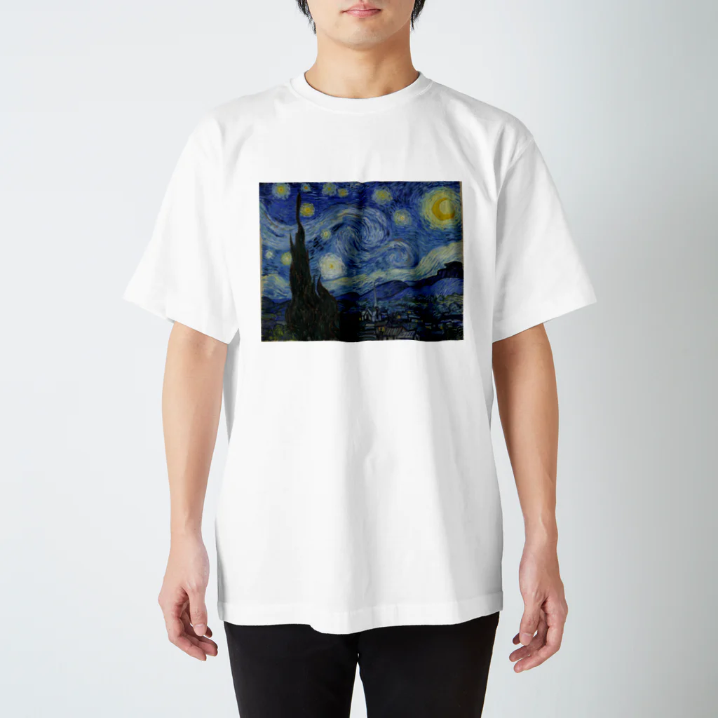 世界美術商店の星月夜 / The Starry Night Regular Fit T-Shirt