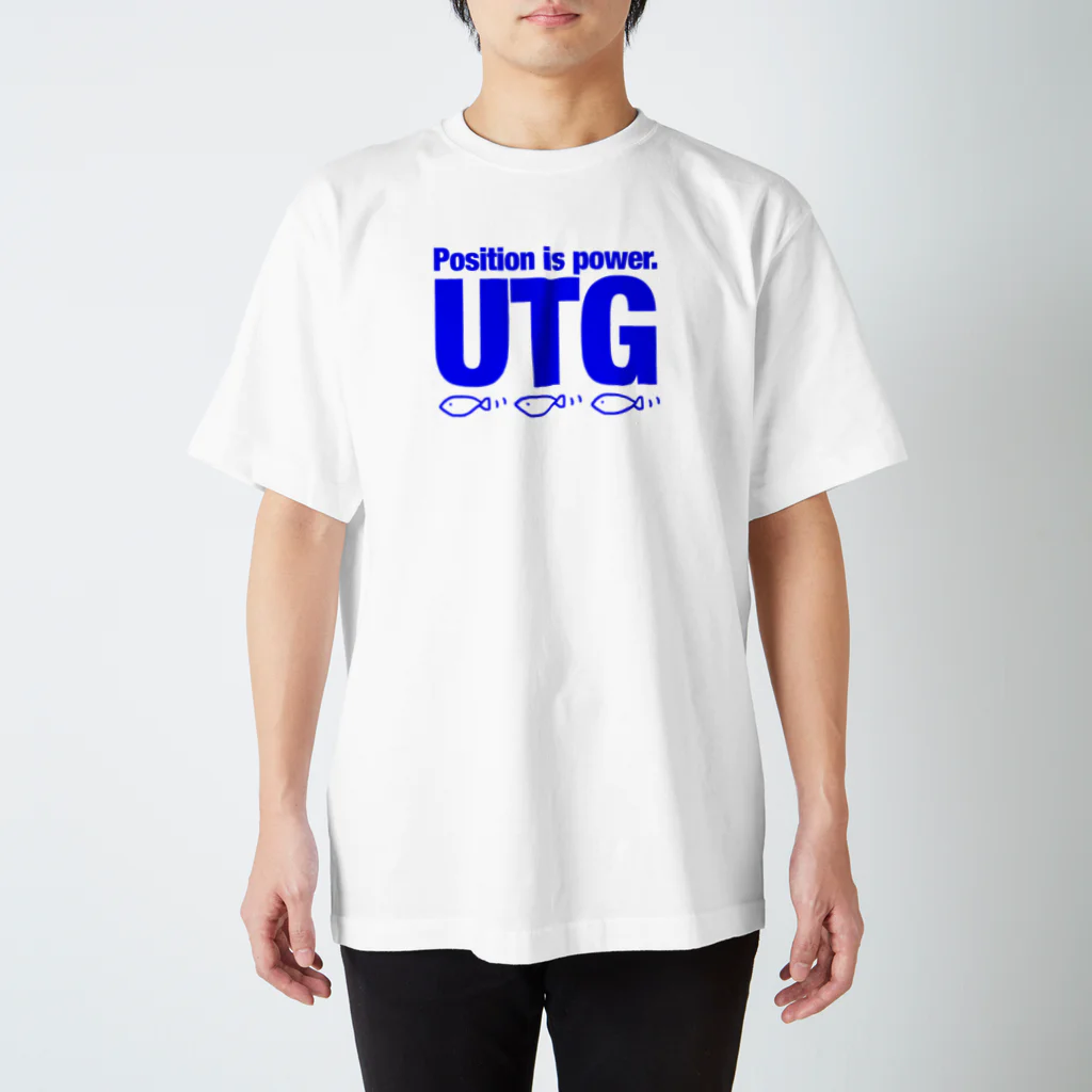 temetenのUTG(青文字ver.) スタンダードTシャツ