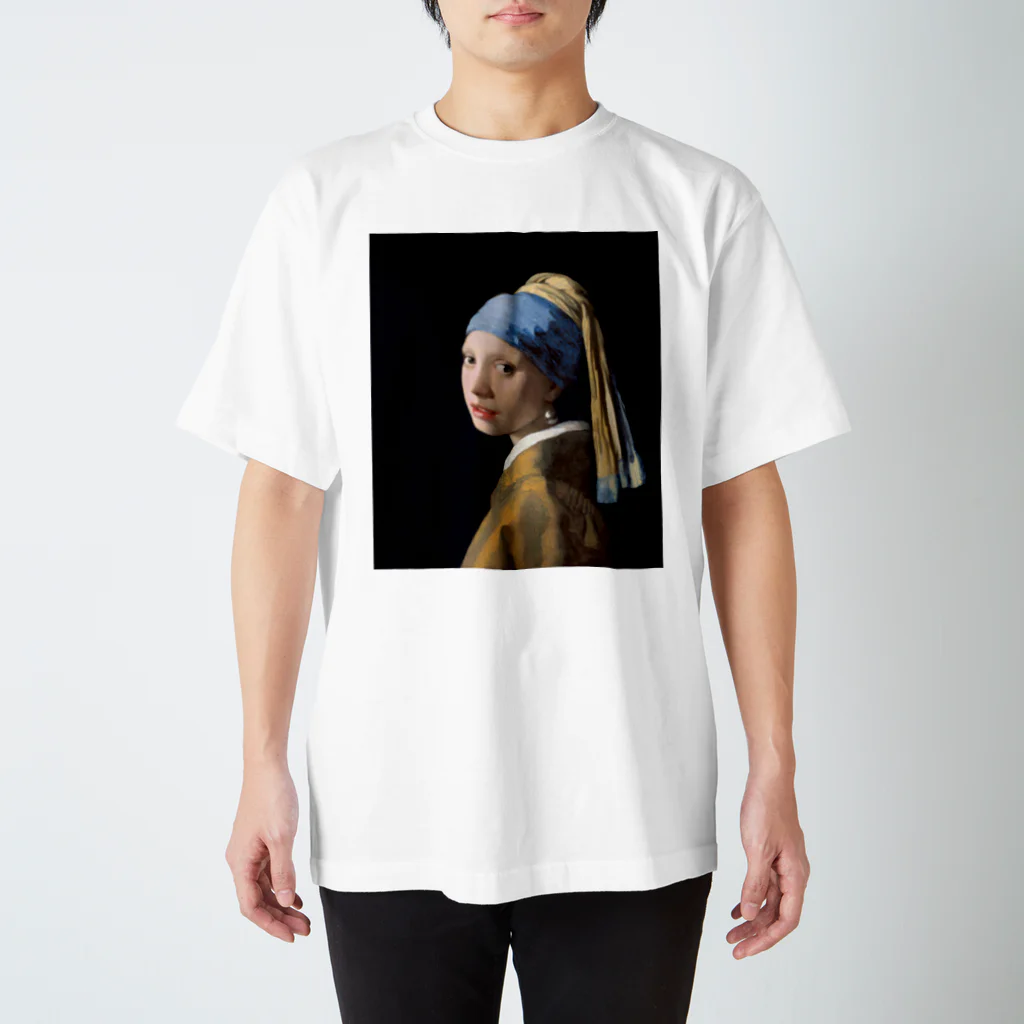 世界美術商店の真珠の耳飾りの少女 / Girl with a Pearl Earring スタンダードTシャツ