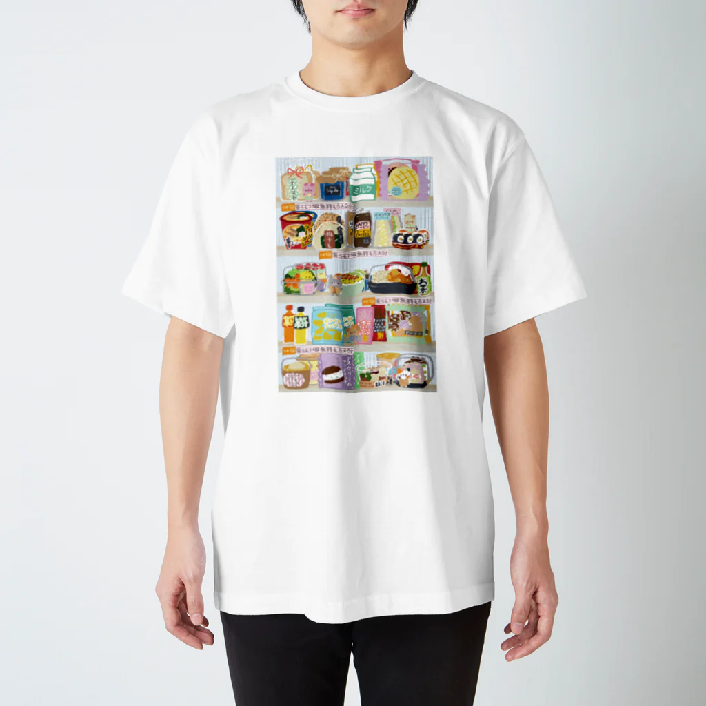 Katsukin Takamura | フェルトミニチュアアートドールのコンビニ スタンダードTシャツ