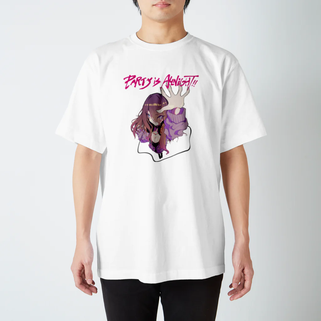 PARTY is ALL NiGHT!! 公式のパオナイTシャツ（新ロゴver） Regular Fit T-Shirt