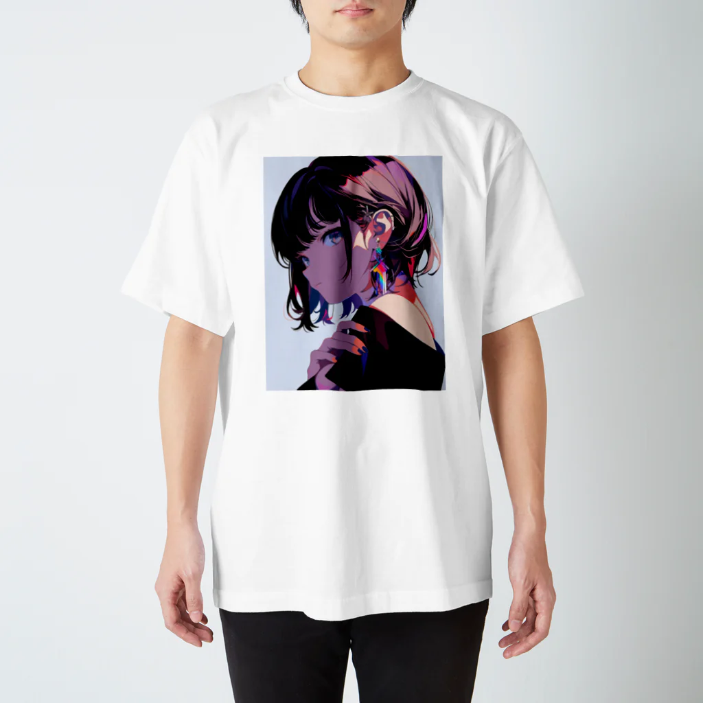 RORONOA/ろろのあのbeautiful girl スタンダードTシャツ