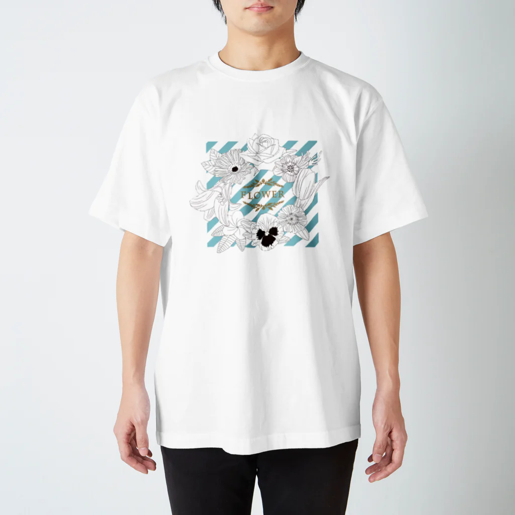 Drecome_Designのflower スタンダードTシャツ