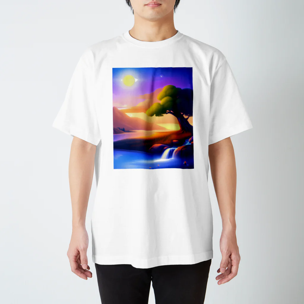 ryo_358の波動を上げる絵 スタンダードTシャツ