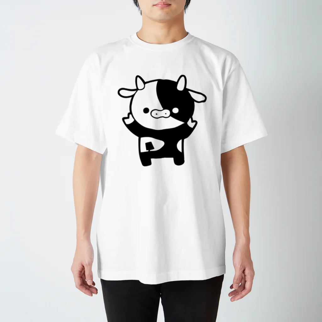 がきゅーちゃんのすずりすとあのくろいねがぎゅーちゃん スタンダードTシャツ