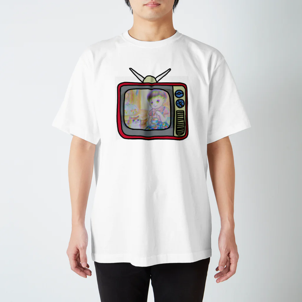 khakie shopのレトロテレビ　カラー Regular Fit T-Shirt