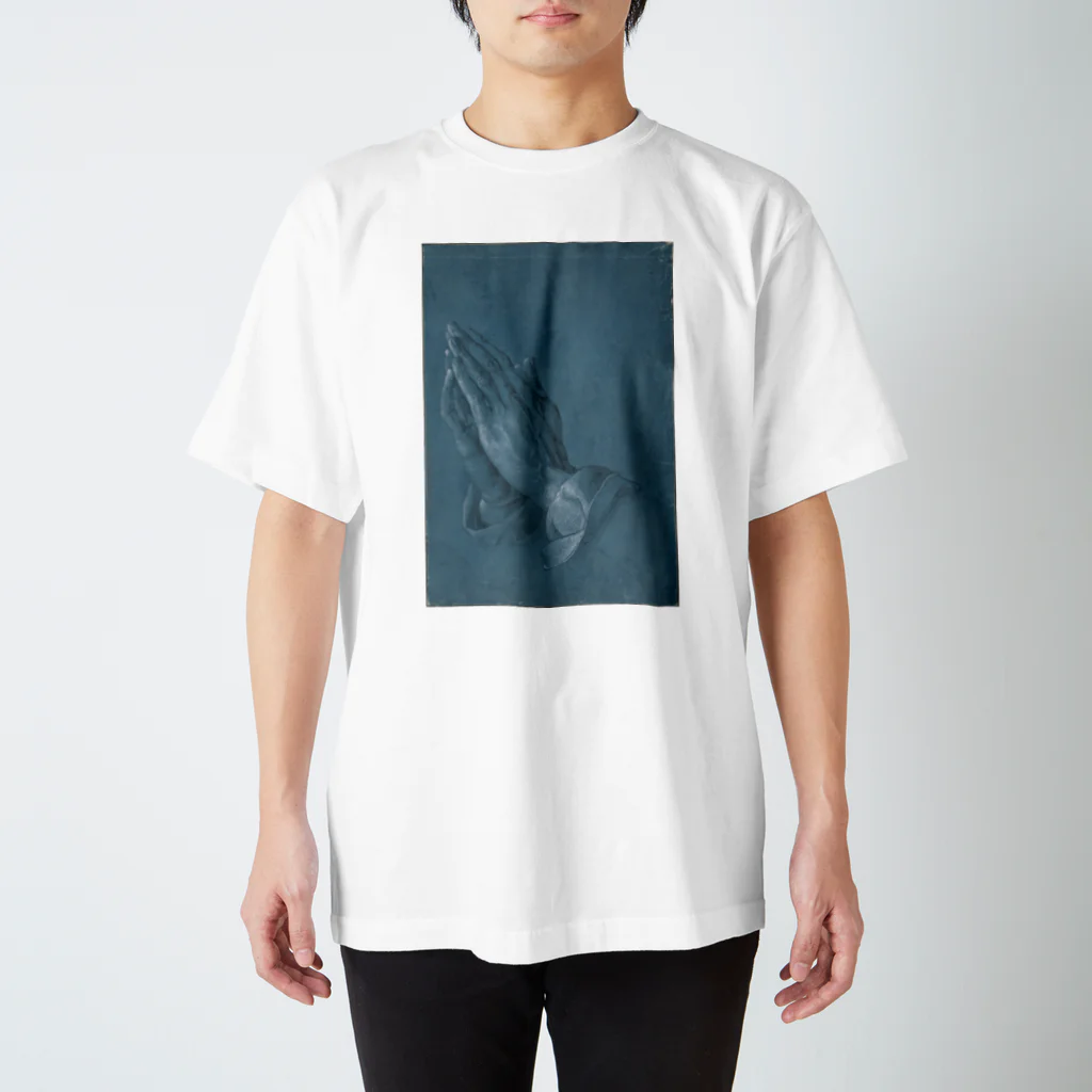 世界美術商店の祈る手 / Praying Hands Regular Fit T-Shirt