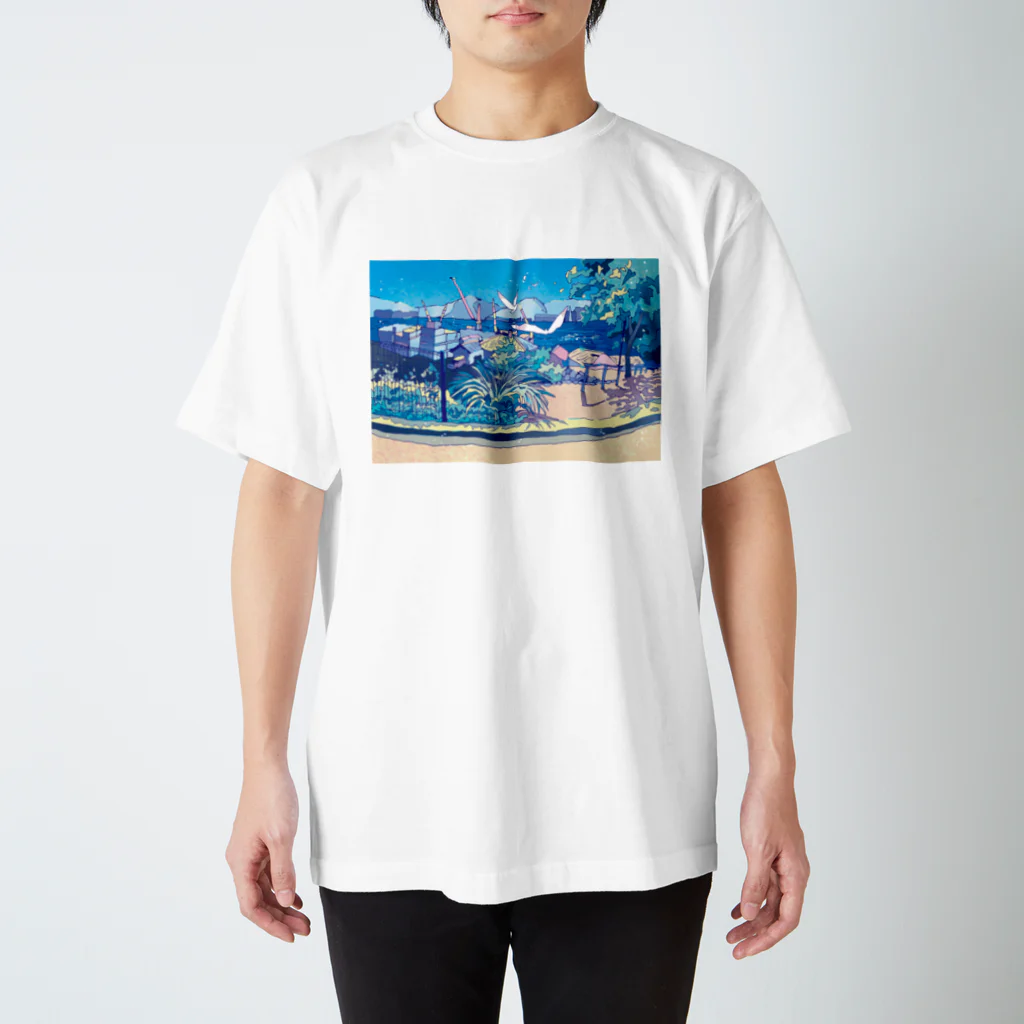 Saigetsuの【旅立ちの日】/長崎の風景 スタンダードTシャツ