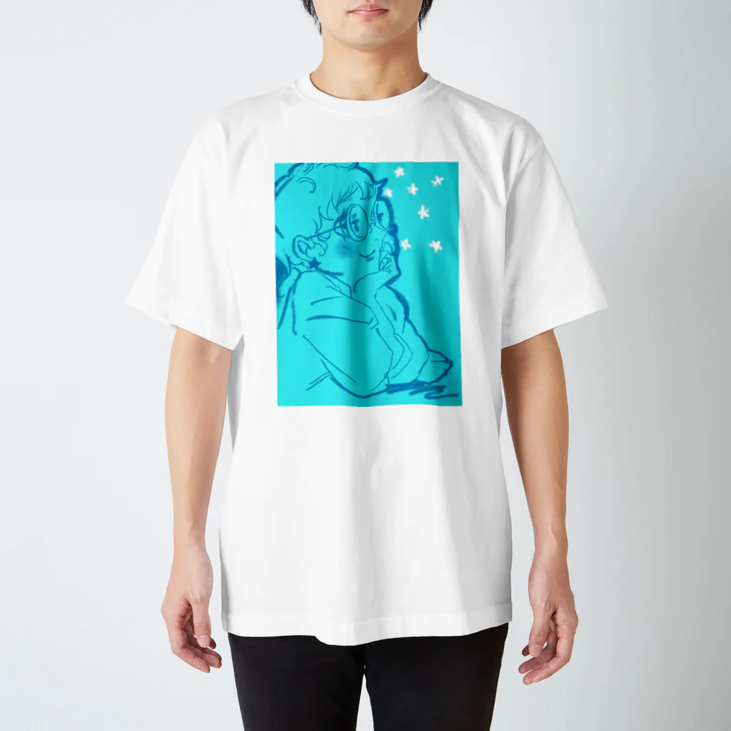 あおみどり屋の星に願いを Regular Fit T-Shirt