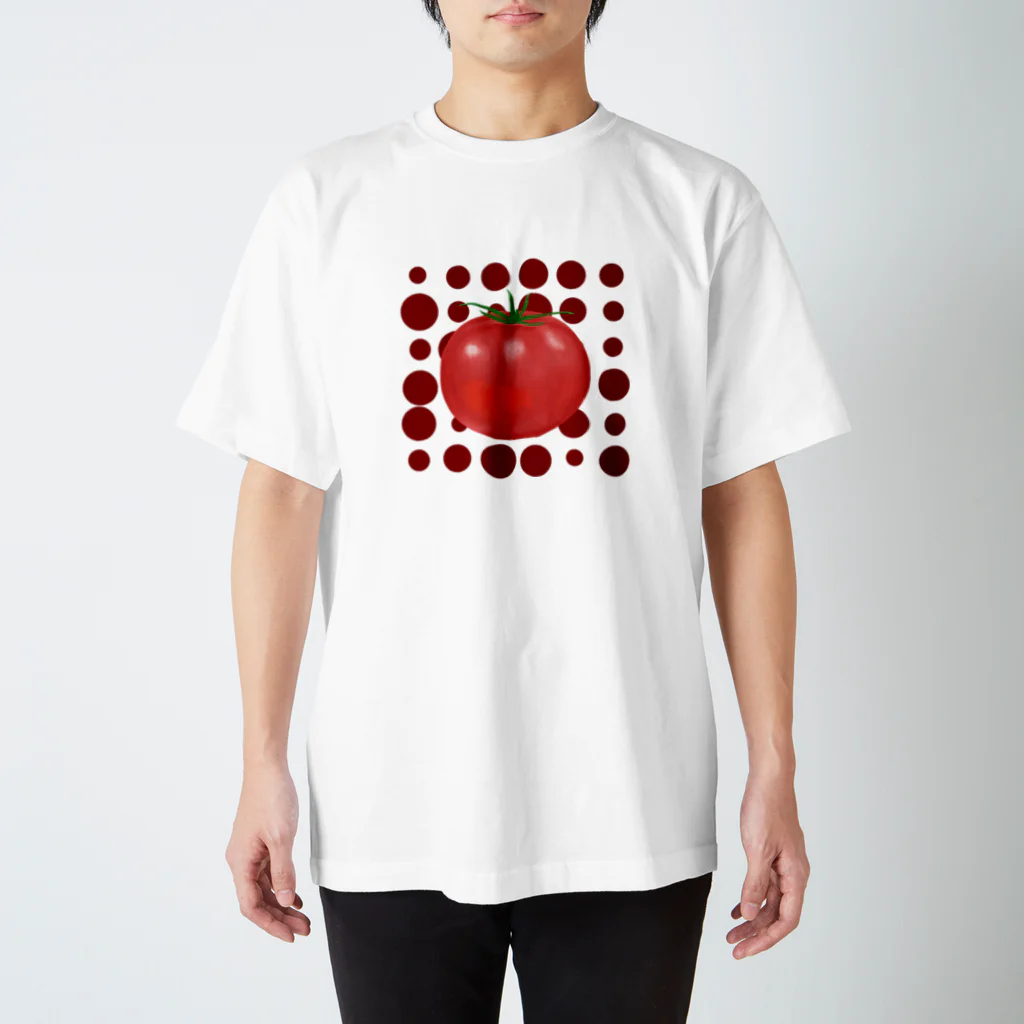 chicodeza by suzuriのトマトスプラッシュ Regular Fit T-Shirt