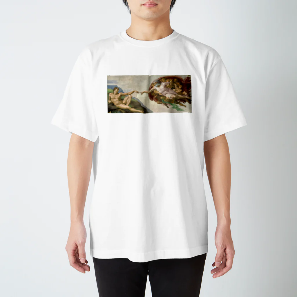 世界美術商店のアダムの創造 / The Creation of Adam スタンダードTシャツ