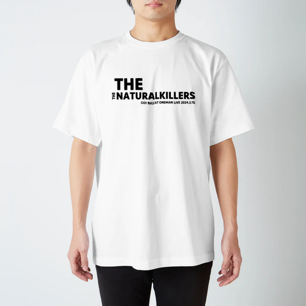 THENATURALKILLERSオンデマンドのBIGCAT応援宣伝グッズ　文字色黒 Regular Fit T-Shirt