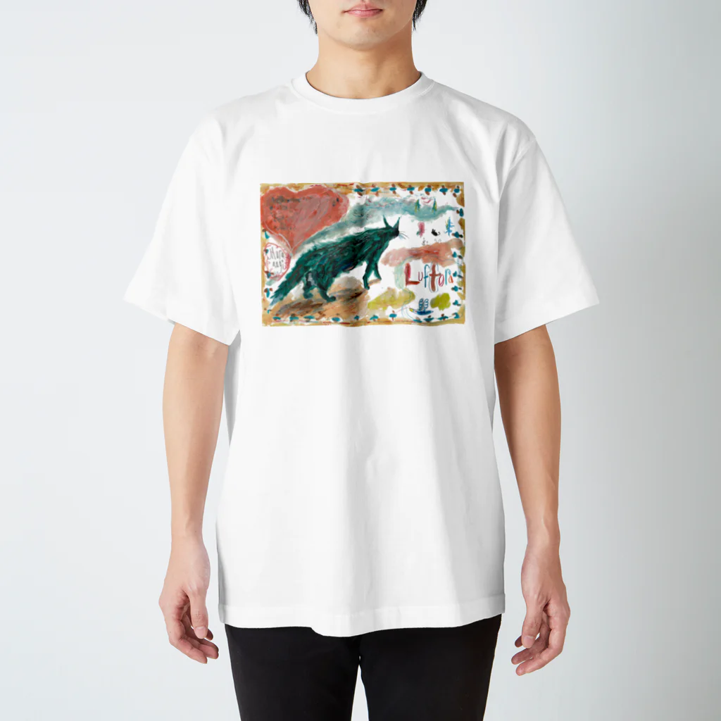 月ノ子の森に恋してのムラナギ／ムカシギ山の猫 スタンダードTシャツ