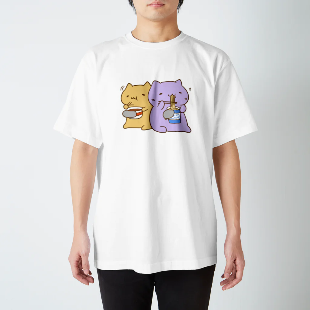 みっちりねこ by frencelのみっちりねこ　カップ麺 Regular Fit T-Shirt