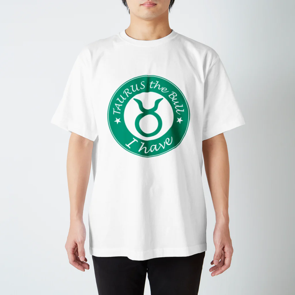 Yuko’ｓ Galleryの12星座キーフレーズ&パワーカラー～おうし座～ / 12 zodiac key phrase & power colour - Taurus - スタンダードTシャツ