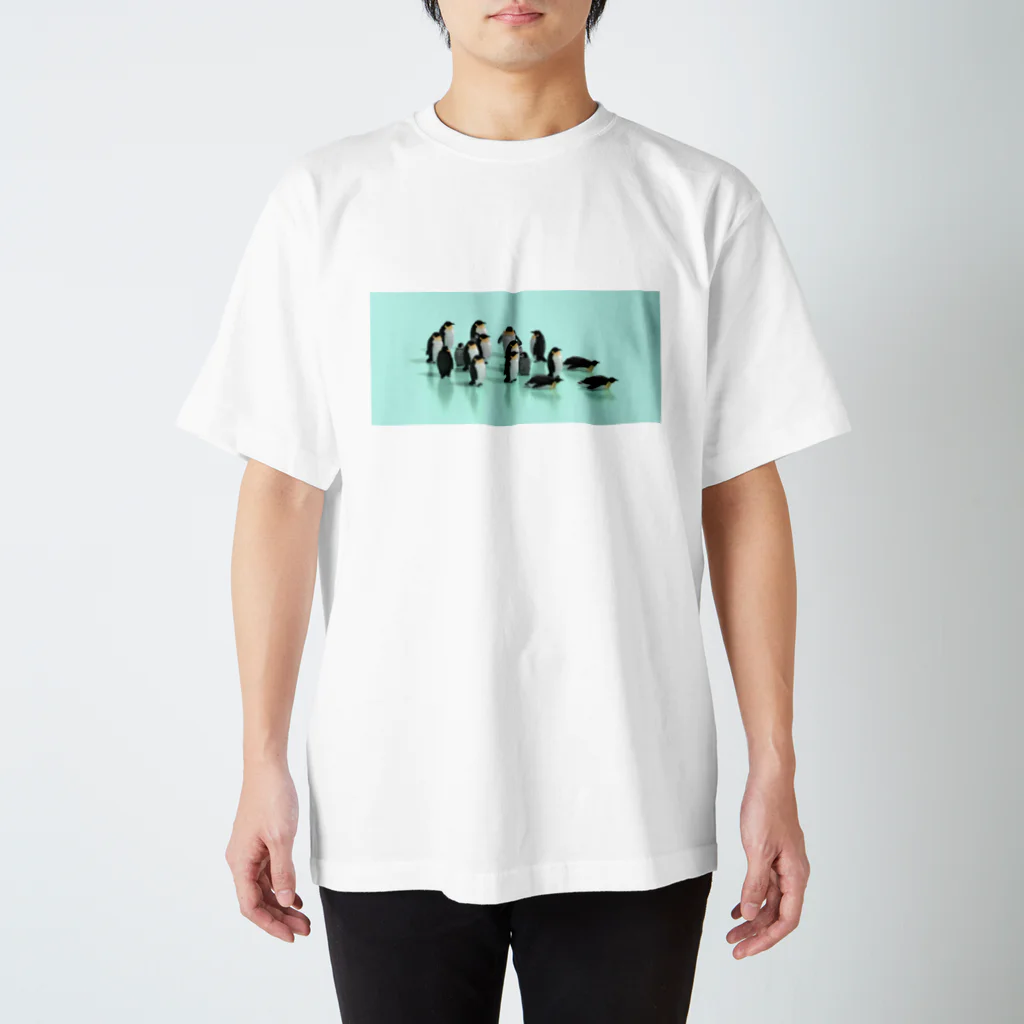 Peccolonaのペンギンの群れ スタンダードTシャツ