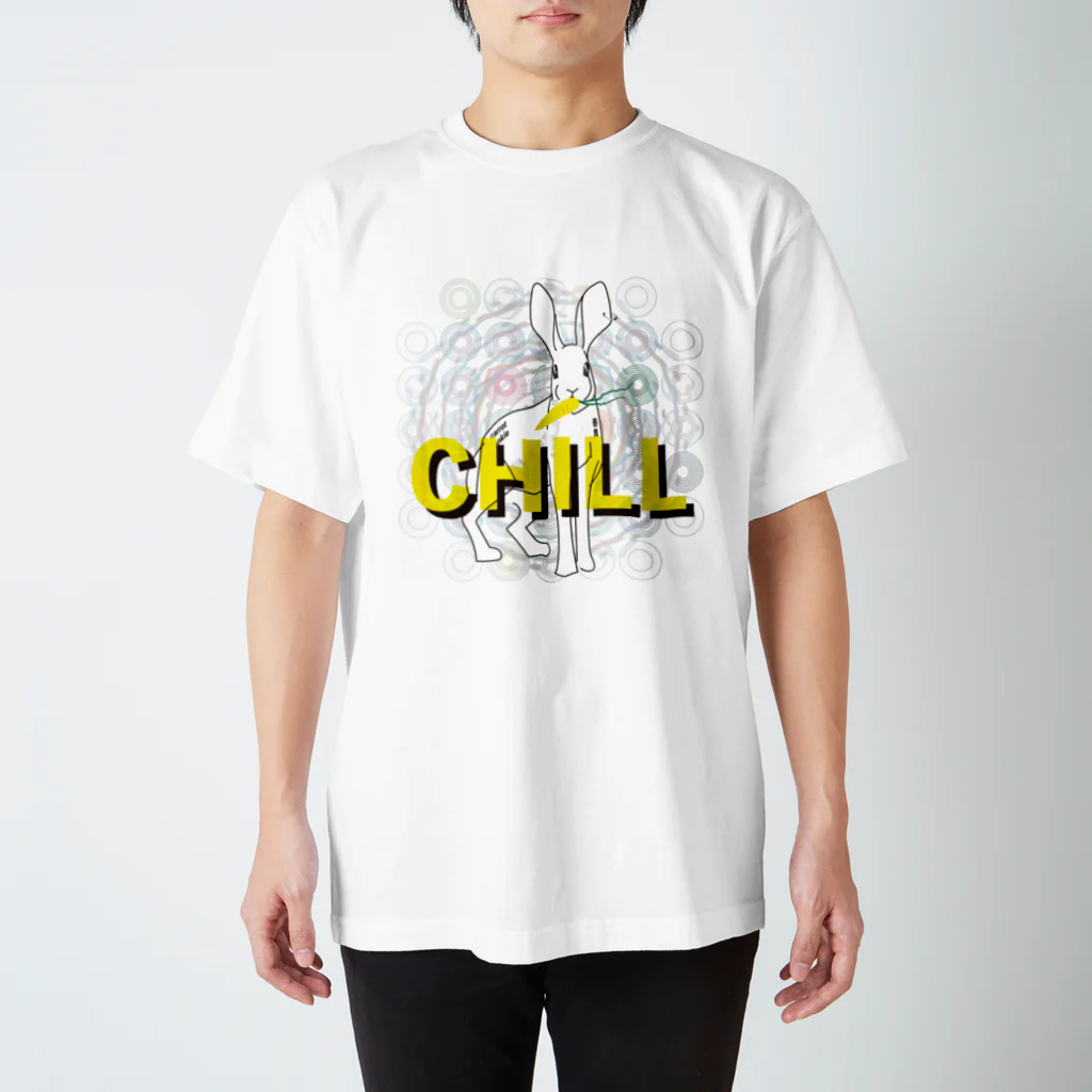 rabbit & bunniesのCHILL_RABBIT スタンダードTシャツ