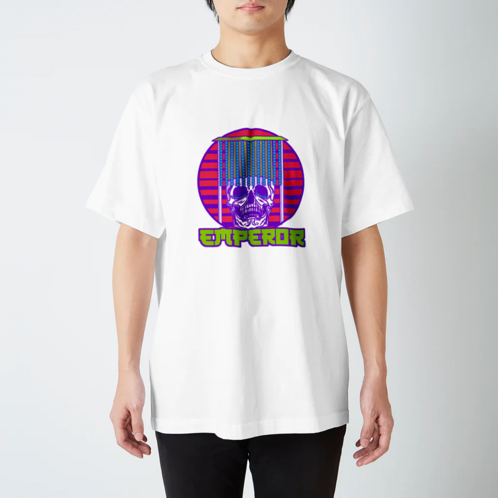 中華呪術堂（チャイナマジックホール）の【前面】skeleton emperor スタンダードTシャツ