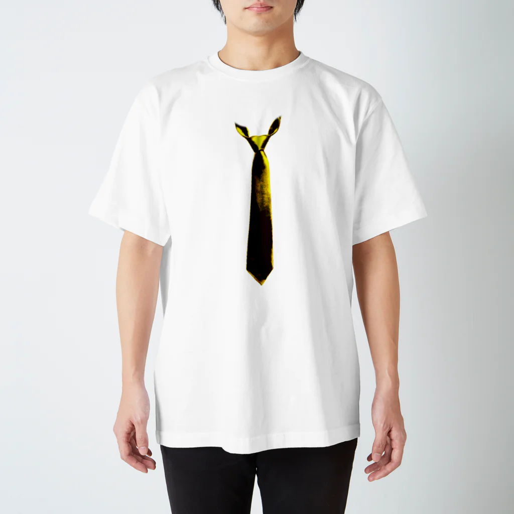 灰＆狼のネクT 黄色 Regular Fit T-Shirt