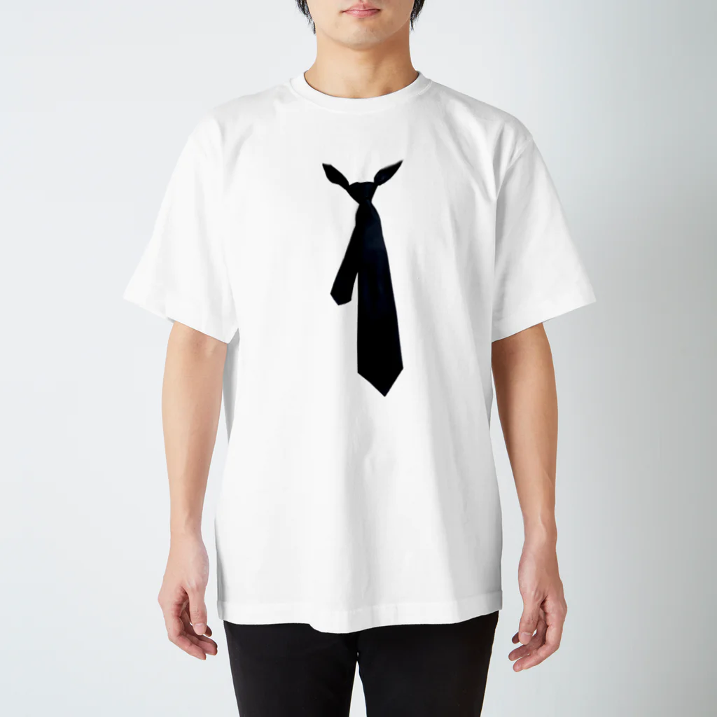 灰＆狼のルーズネクT Regular Fit T-Shirt