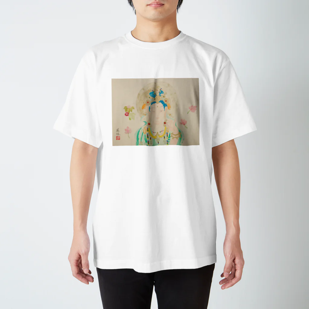 秋元了典の敦煌の仏たち　供養菩薩 スタンダードTシャツ