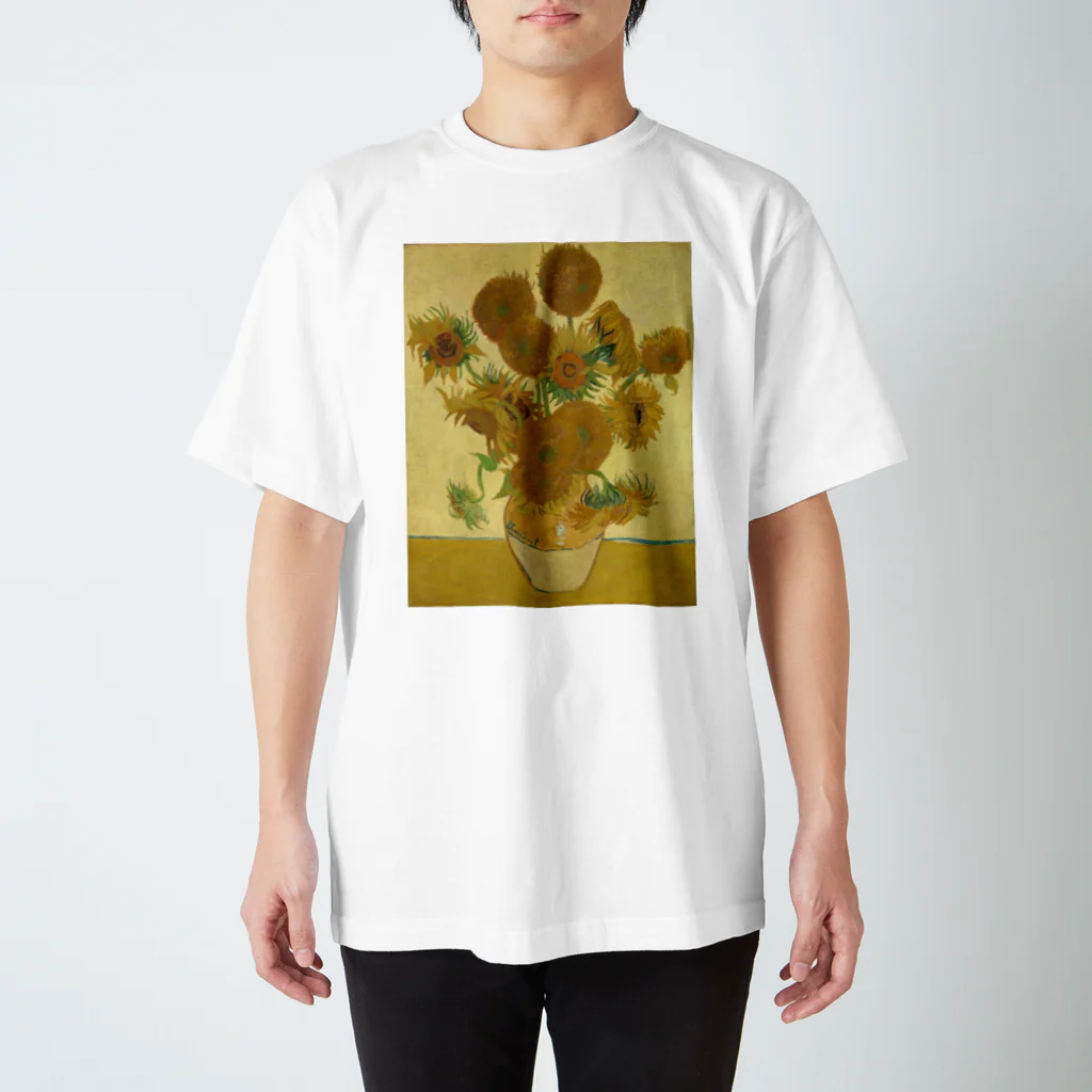 世界美術商店のひまわり / Sunflowers Regular Fit T-Shirt