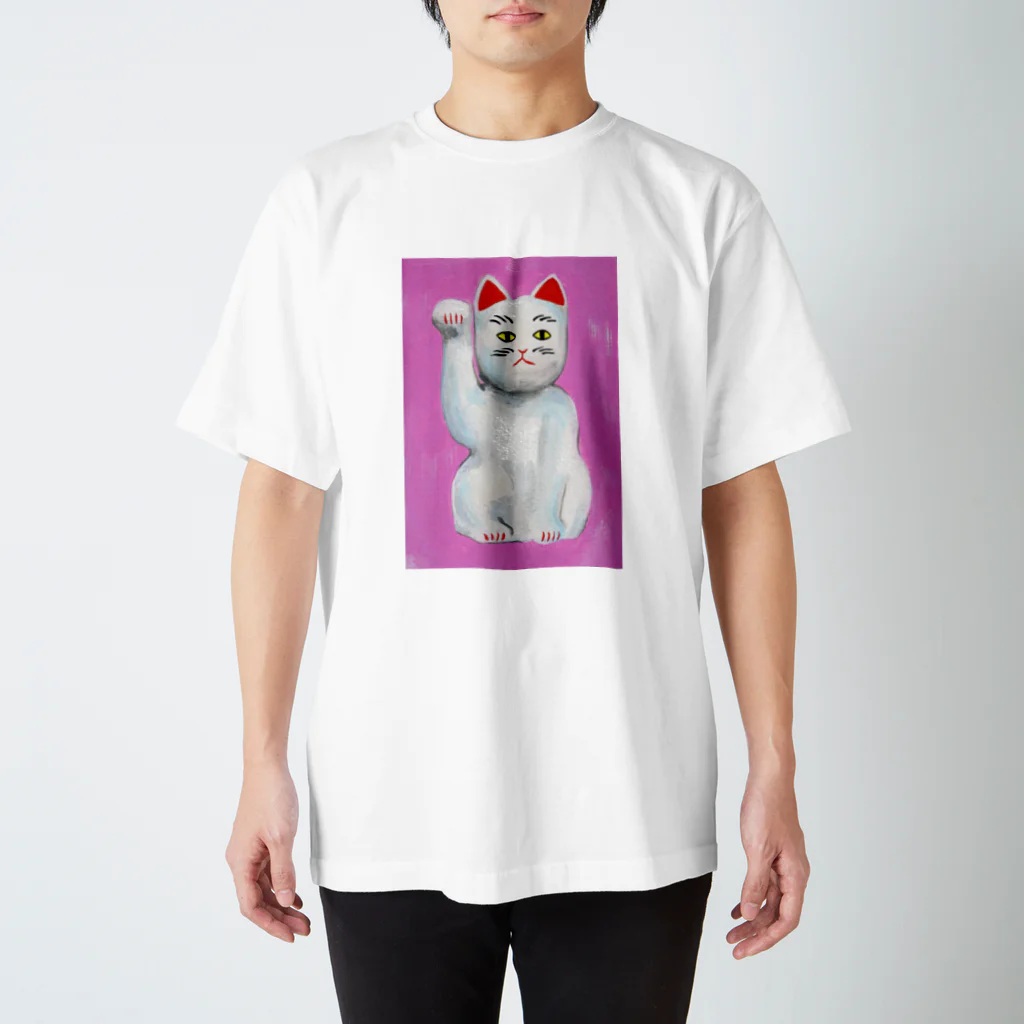 Norinの80's ポップ　まねきねこ スタンダードTシャツ