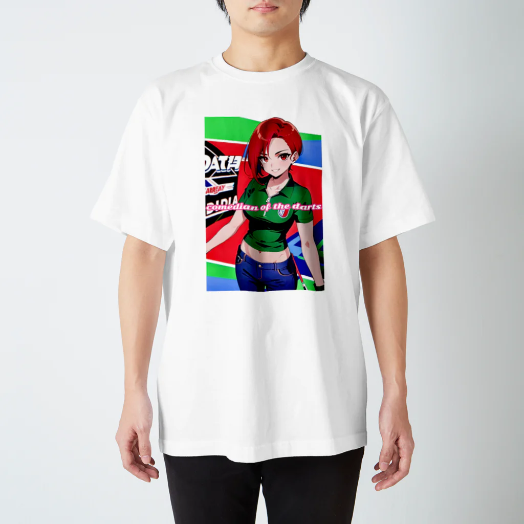 FM70.1ダーツ漫談ラヂヲのダーツ女子🎯 スタンダードTシャツ