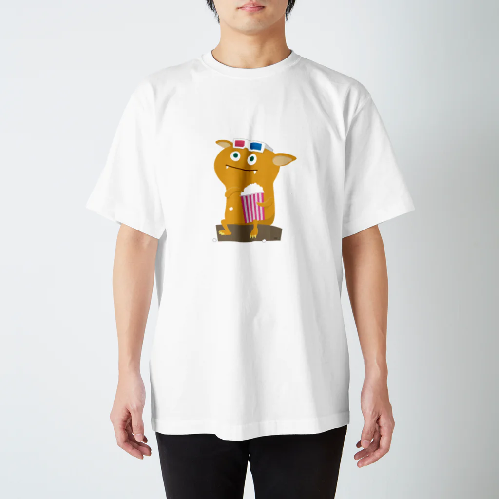 neuneu nennenのポップコーンモンスター スタンダードTシャツ