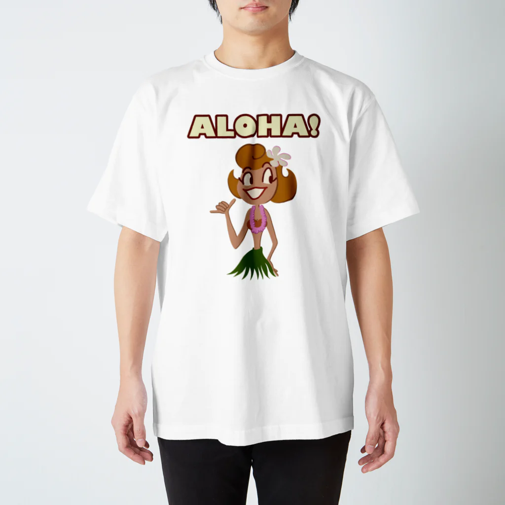 PPBOBBY13のALOHA Hula Girl スタンダードTシャツ