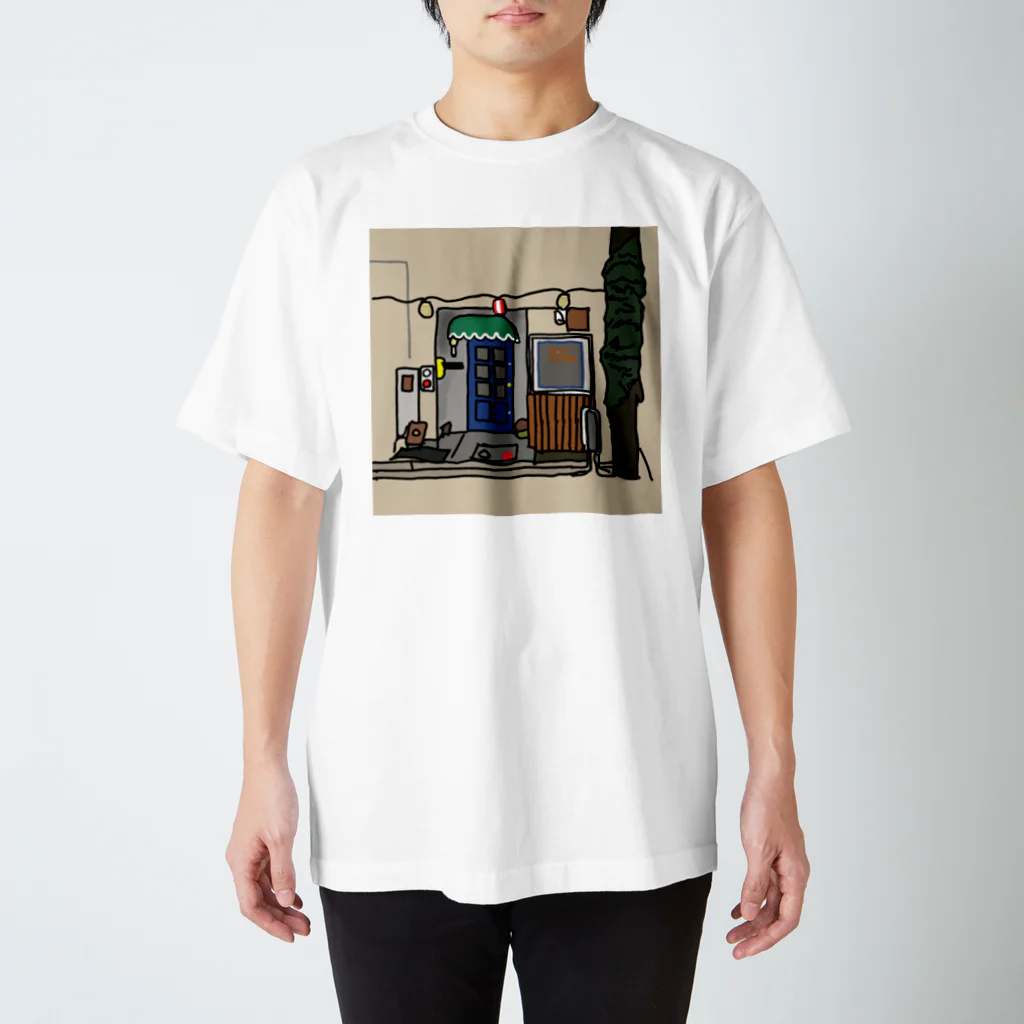 SOTO COFFEEのSOTO COFFEE入り口イラストT スタンダードTシャツ