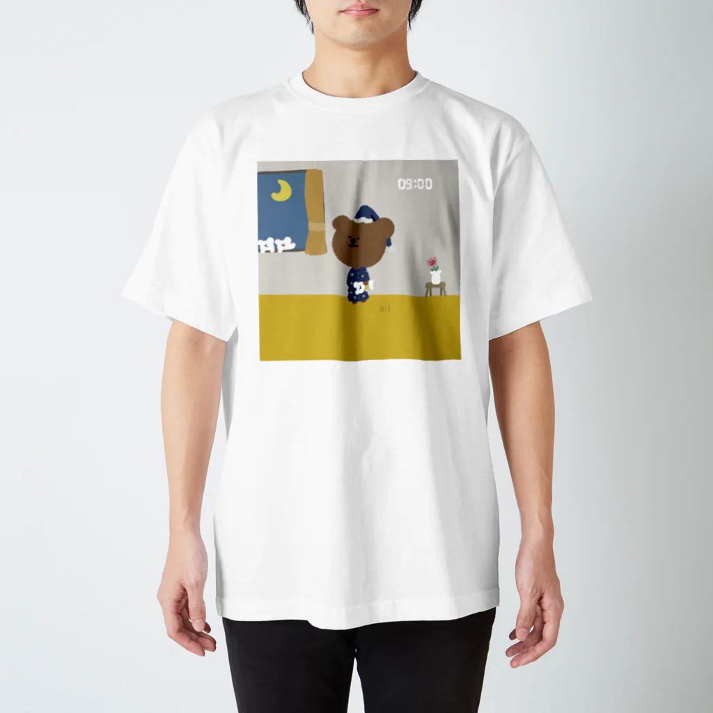 Ril_artworkのなぬ、立ったまま眠れるん Regular Fit T-Shirt