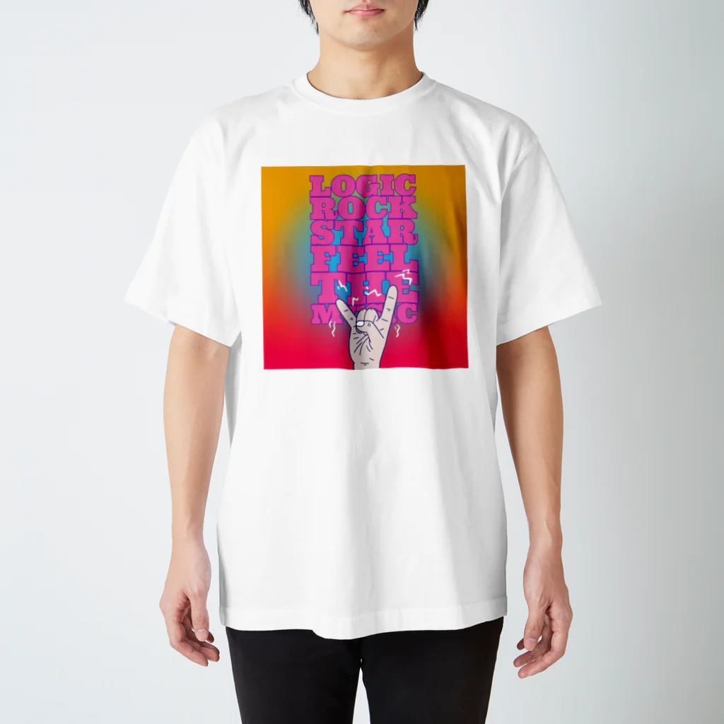 Logic RockStar のFEEL THE MUSIC スタンダードTシャツ