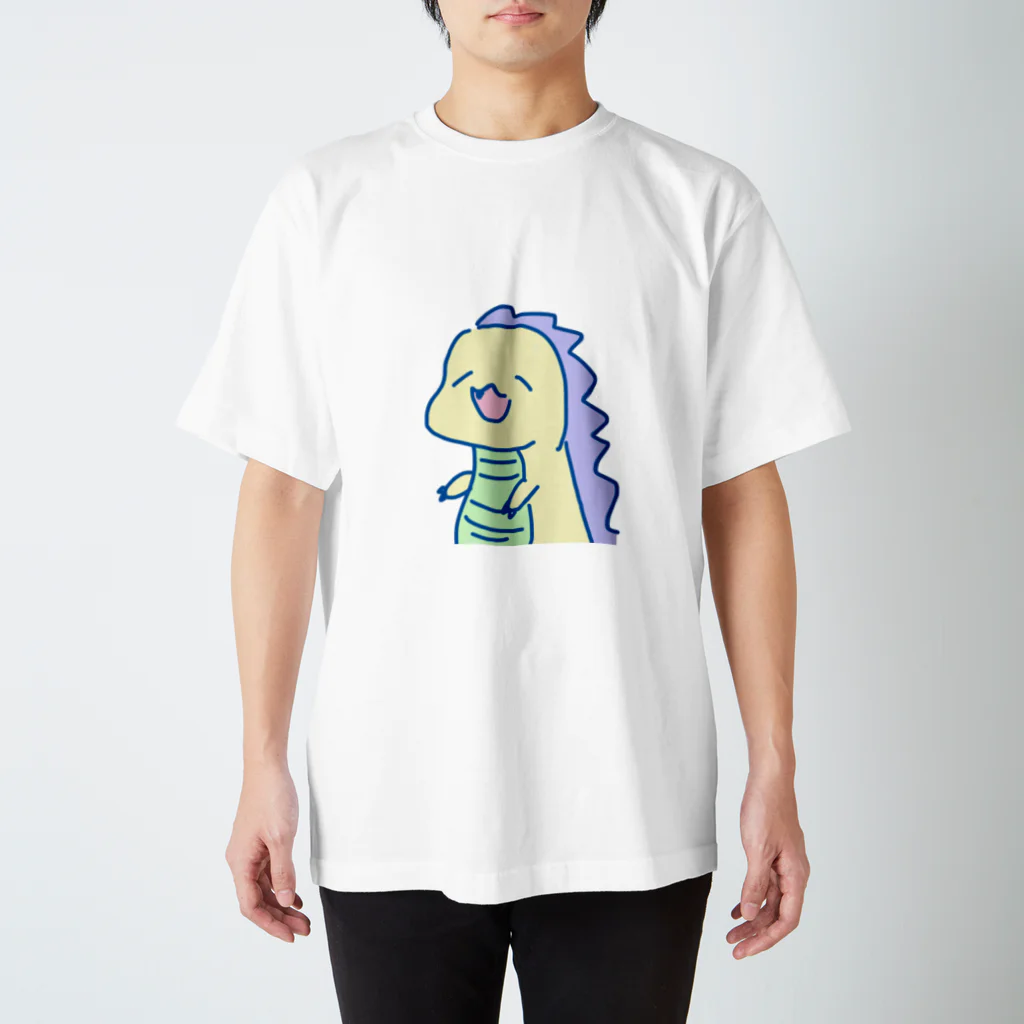 ぶらっくぺっぱーのきょうりゅう ゆるんる Regular Fit T-Shirt