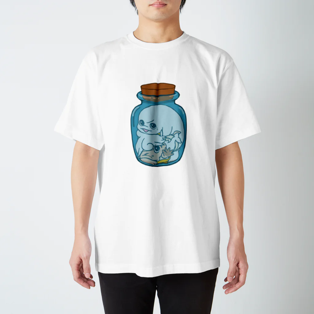 まろやか海の家のビンの中のまろやか スタンダードTシャツ