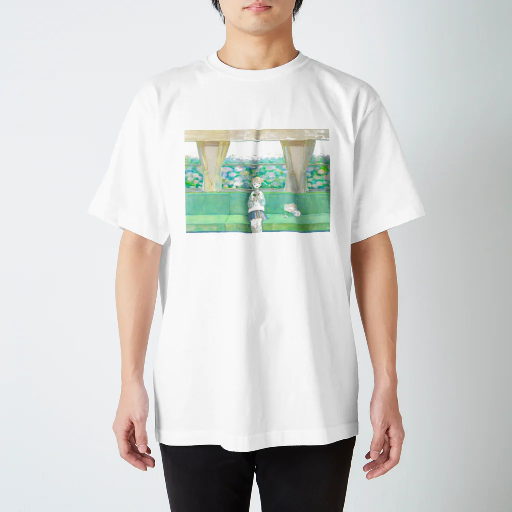 始発ちゃんの七つ下りの雨 スタンダードTシャツ