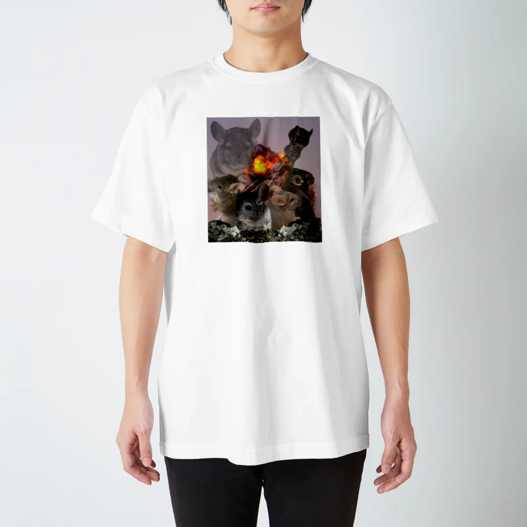 K-coonのファイヤーチンチラ戦隊 Regular Fit T-Shirt